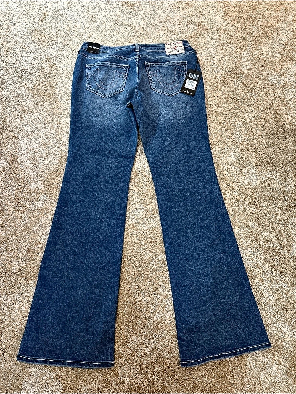 True Religion Becca Mid Rise Bootcut Jeans in Blue Waist 31 NWT